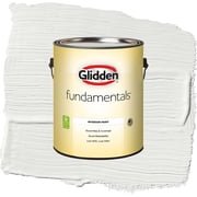 Glidden Fundamentals Grab-N-Go White Flat Interior Paint, 1 Quart