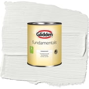 Glidden Fundamentals Grab-N-Go White Flat Interior Paint, 1 Quart