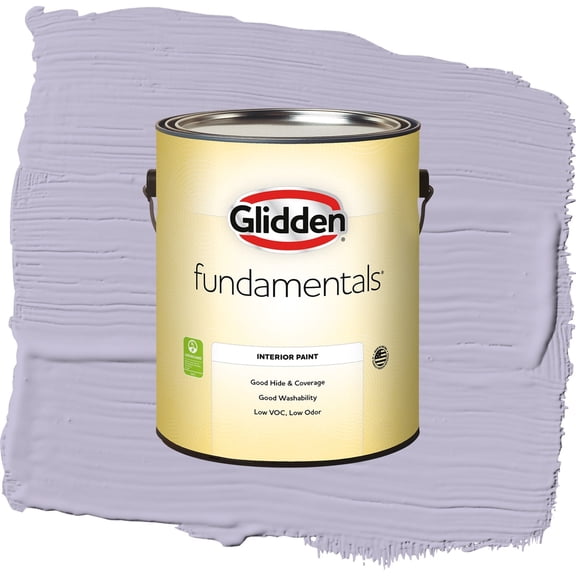 Glidden Fundamentals Wild Lilac / Purple, Eggshell Interior Paint, 1 Gallon