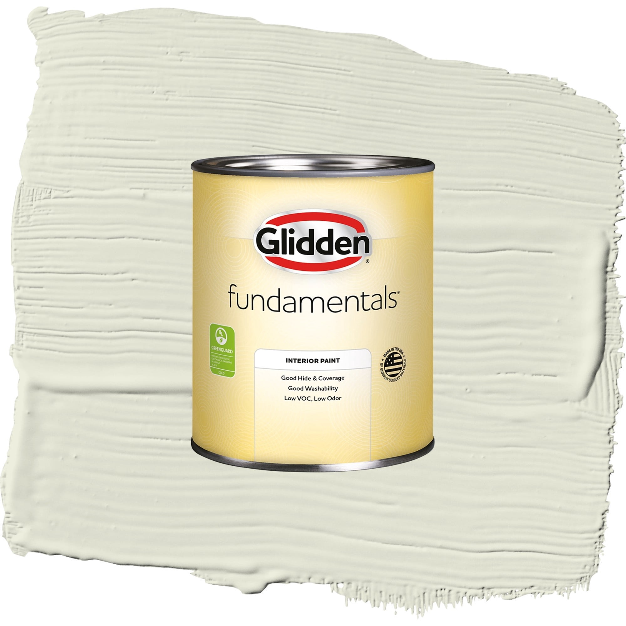 Glidden Fundamentals Wild Wheat / Green, Eggshell Interior Paint, 1 Quart