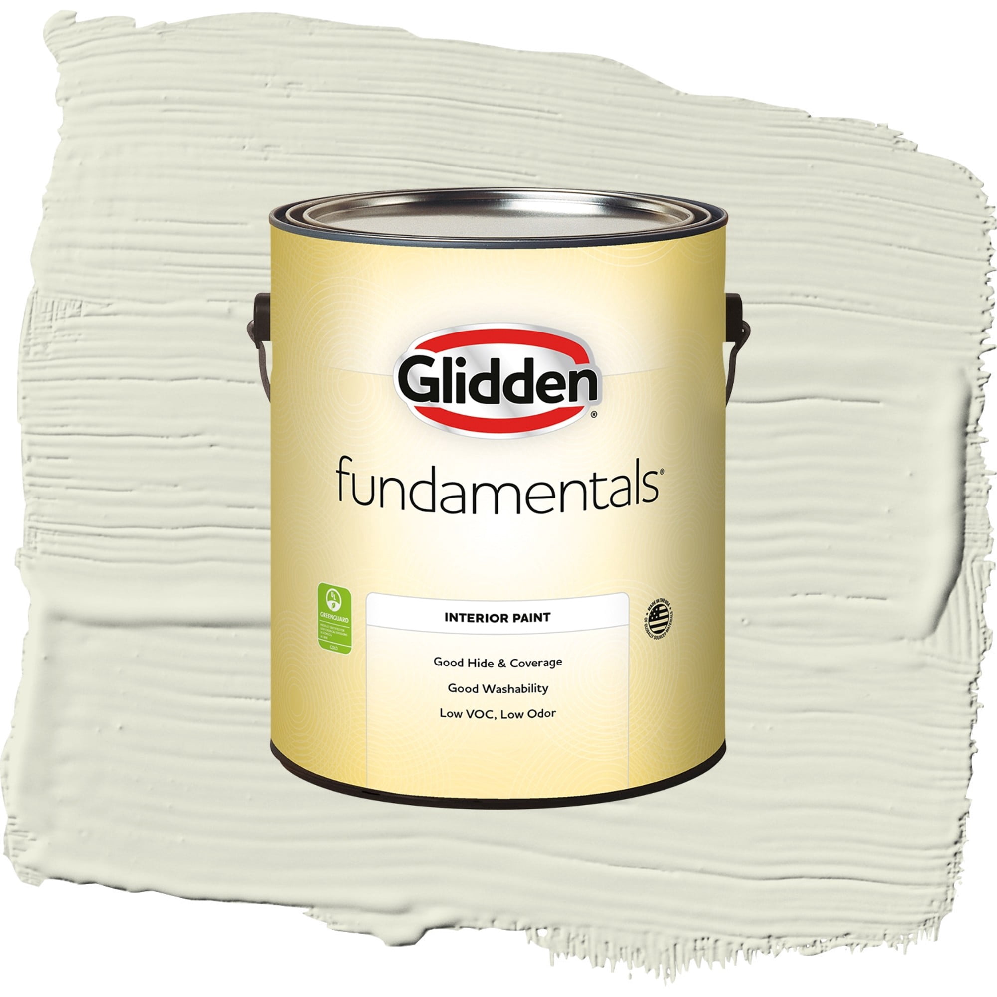 Glidden Fundamentals Wild Wheat / Green, Semi-Gloss Interior Paint, 1 Gallon