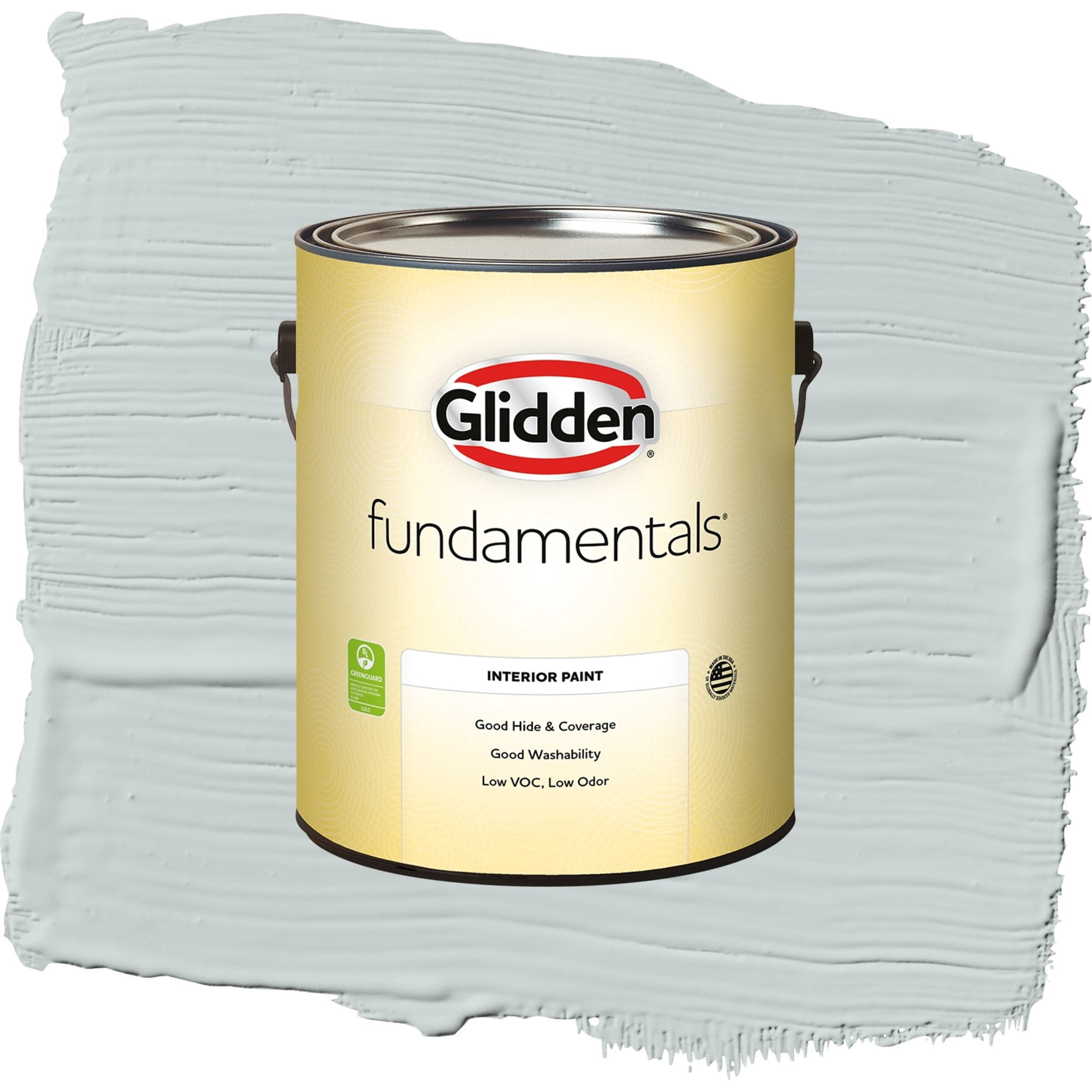 Glidden Fundamentals Winter Chill / Gray, Eggshell Interior Paint, 1 Gallon