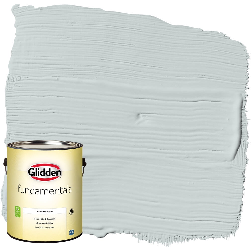 Glidden Fundamentals Interior Paint Winter Chill / Gray, Eggshell, 1 ...