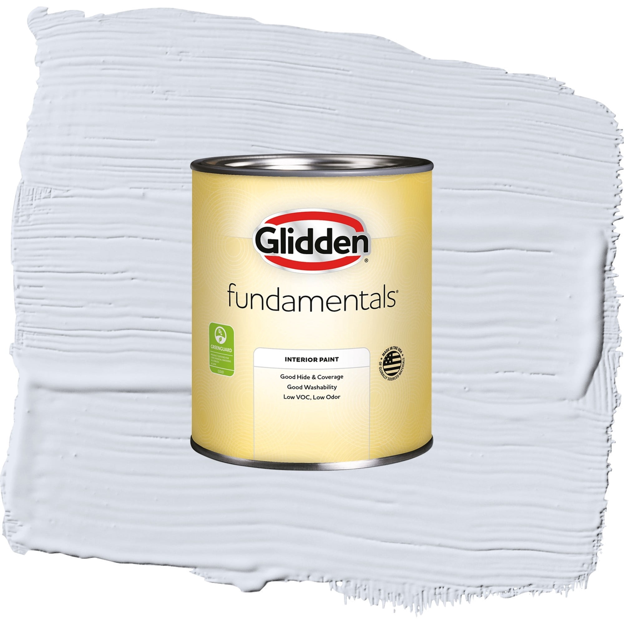 Glidden Fundamentals Irradiant Iris / Purple, Flat Interior Paint, 1 Quart