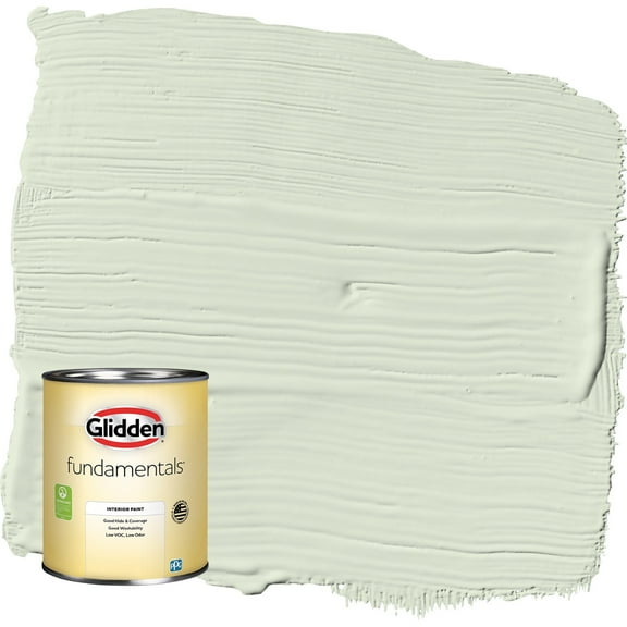 Glidden Fundamentals Lime Spritz / Green Eggshell Interior Paint, 1 Quart