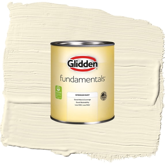 Glidden Fundamentals Mesa Beige / Yellow, Eggshell Interior Paint, 1 Quart