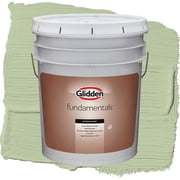 Glidden Fundamentals Quaking Grass / Green, Flat Exterior Paint, 5 Gallon