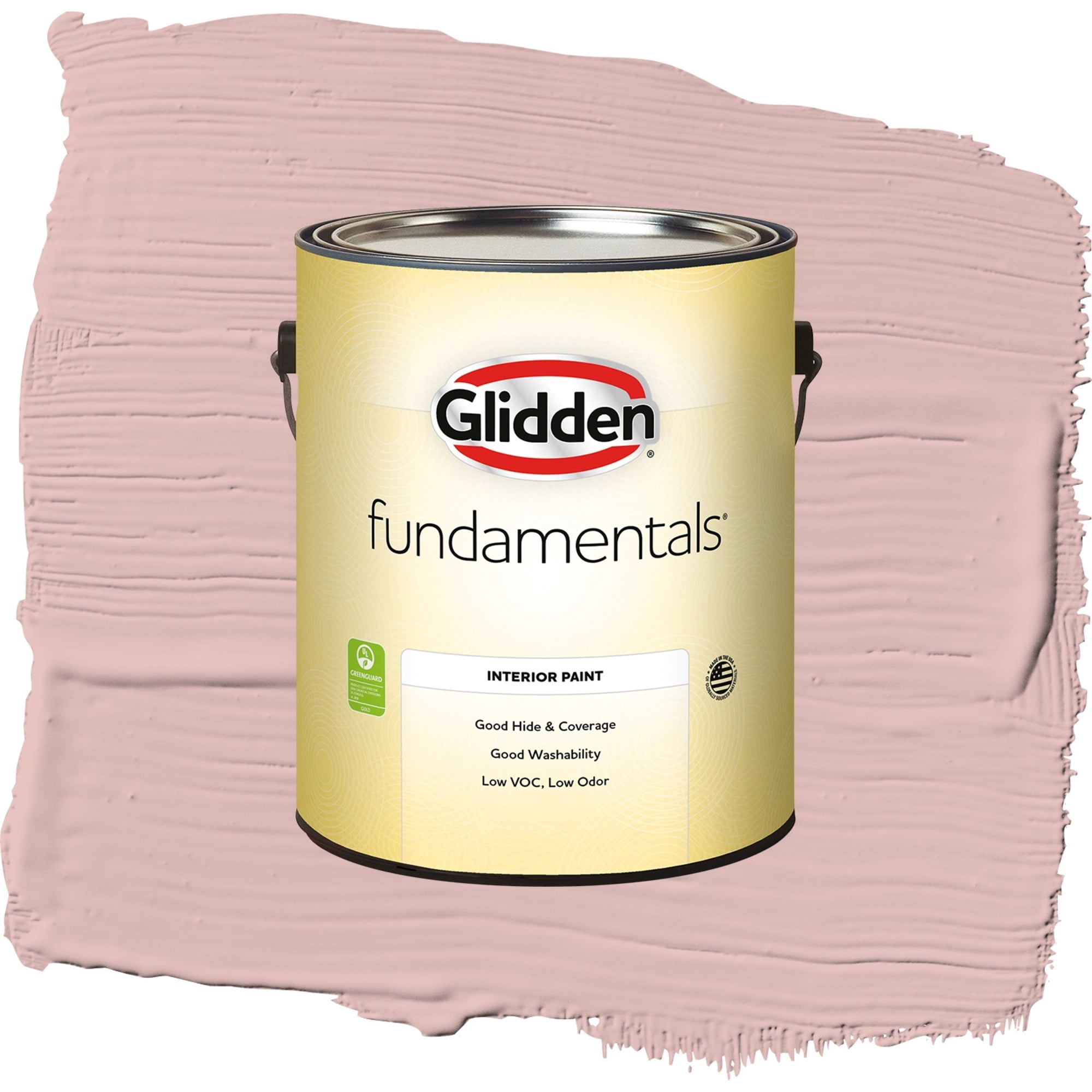 Glidden Fundamentals Rose Hip / Pink, Flat Interior Paint, 1 Gallon