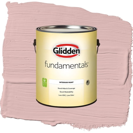 Glidden Fundamentals Rose Hip / Pink, Flat Interior Paint, 1 Gallon