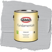 Glidden Fundamentals Whirlwind / Gray, Flat Interior Paint, 1 Gallon