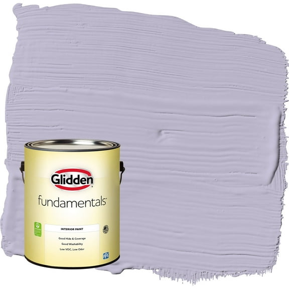 Glidden Fundamentals Wild Lilac / Purple Flat Interior Paint, 1 Gallon