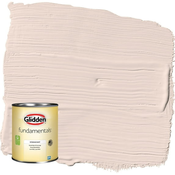 Glidden Fundamentals Winter Peach / Pink Eggshell Interior Paint, 1 Quart
