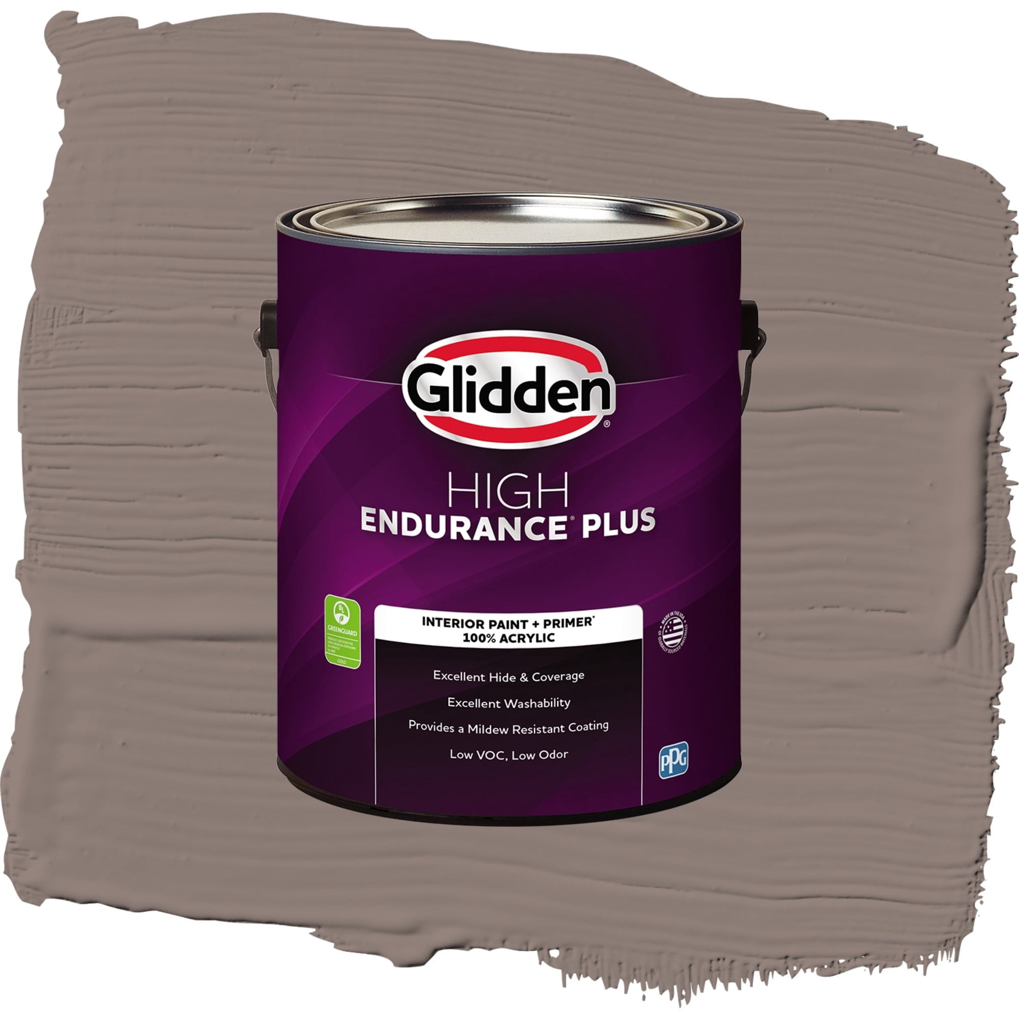 Glidden HEP Cinnamon Toast / Brown, Semi-Gloss Interior Paint with Primer, 1 Gallon
