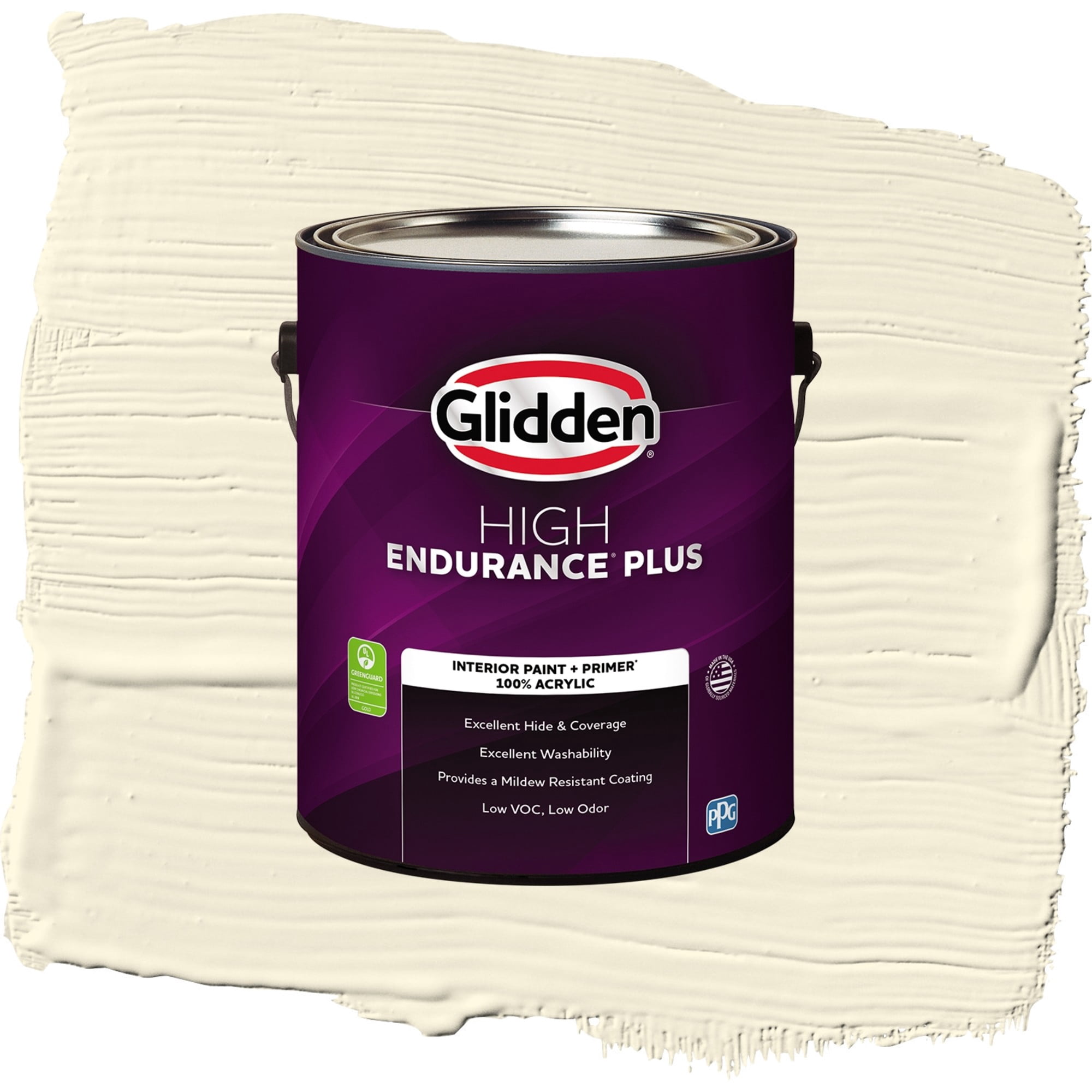 Glidden HEP Mesa Beige / Yellow, Semi-Gloss Interior Paint with Primer, 1 Gallon