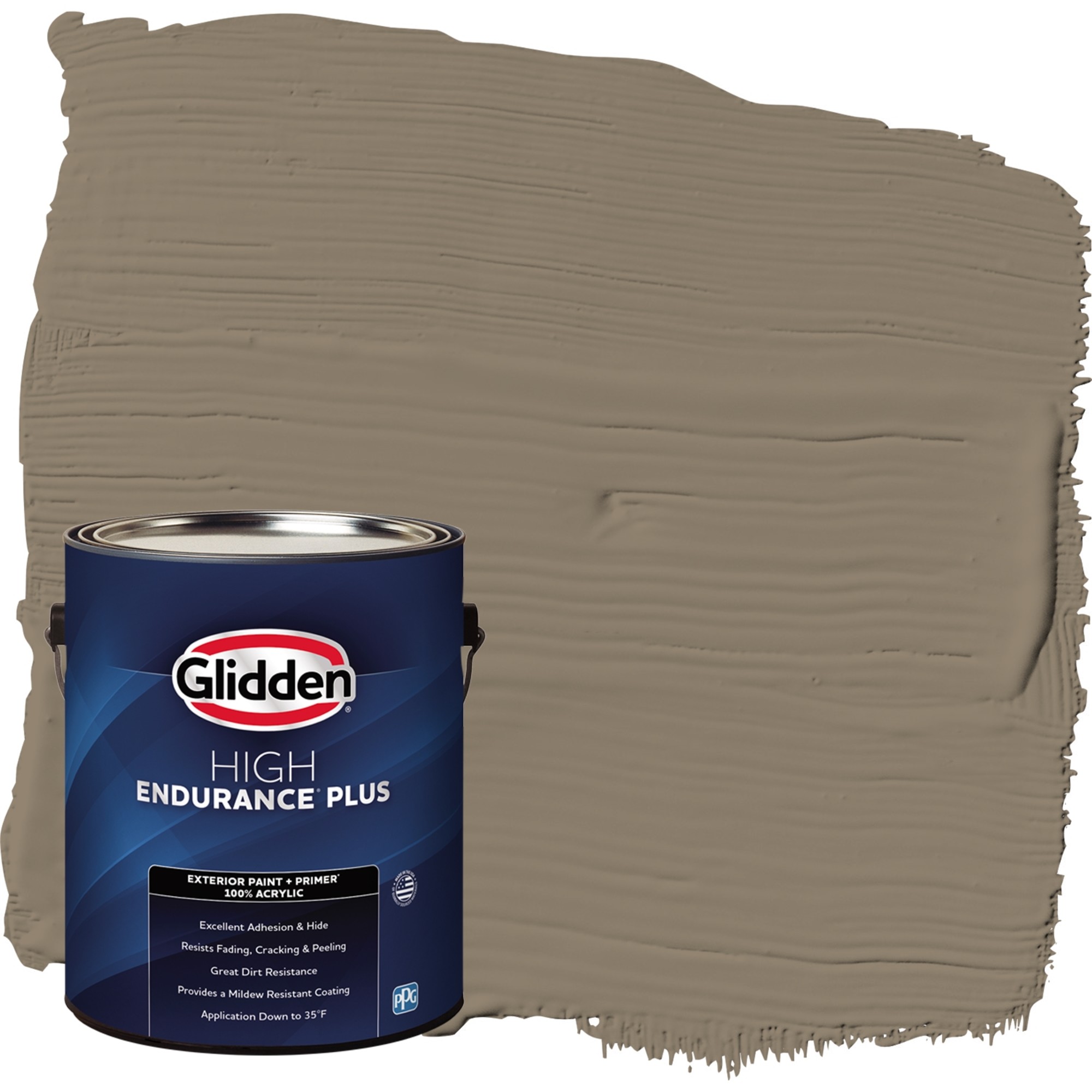 Glidden HEP 1 Gallon Semi-Gloss Patches / Gray Exterior Paint with ...