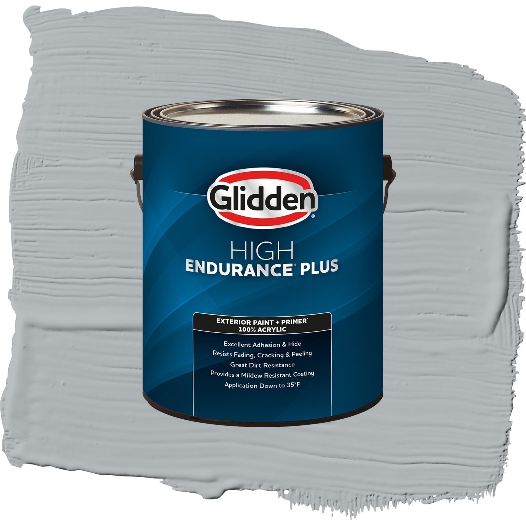 Glidden High Endurance Plus Stargazer Semi Gloss Exterior Paint and Primer, 1 Gallon