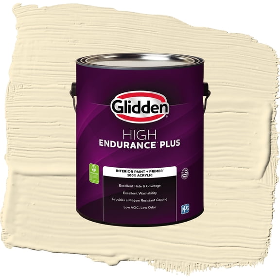Glidden HEP Soleil / Yellow, Semi-Gloss Interior Paint with Primer, 1 Gallon
