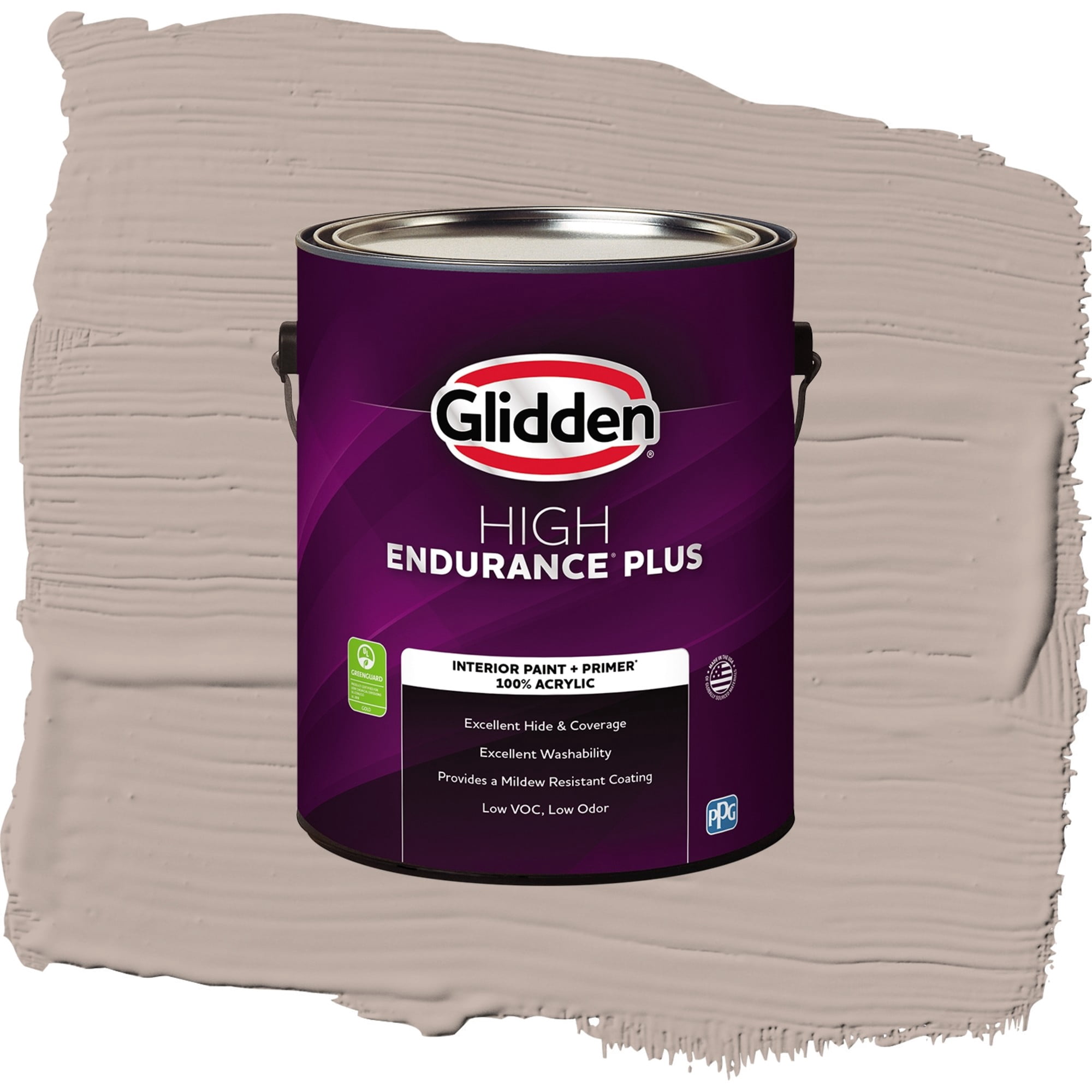 Glidden HEP Thumper / Beige, Semi-Gloss Interior Paint with Primer, 1 Gallon