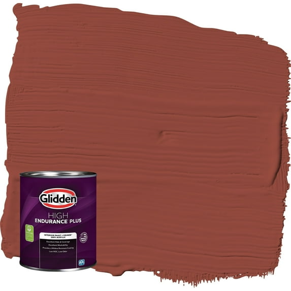 Glidden HEP Cedar Chest / Red Semi-Gloss Interior Paint with Primer, 1 Quart