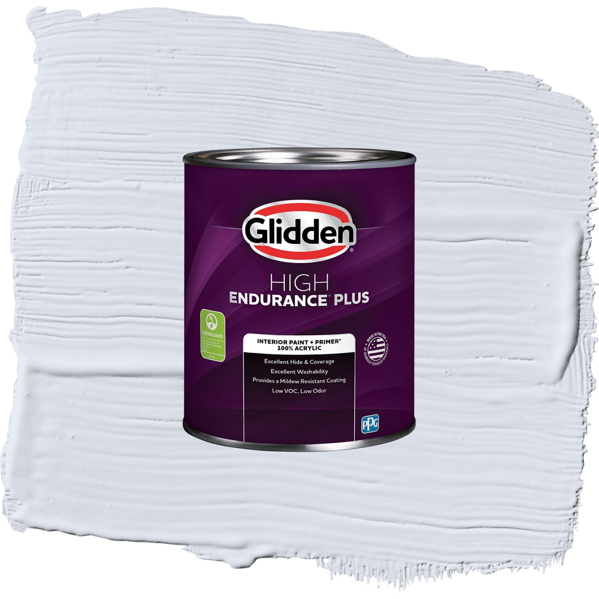 Glidden HEP Irradiant Iris / Purple, Semi-Gloss Interior Paint with Primer, 1 Quart
