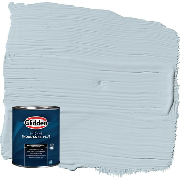 Glidden HEP Keepsakes / Blue Semi-Gloss Exterior Paint with Primer, 1 Quart