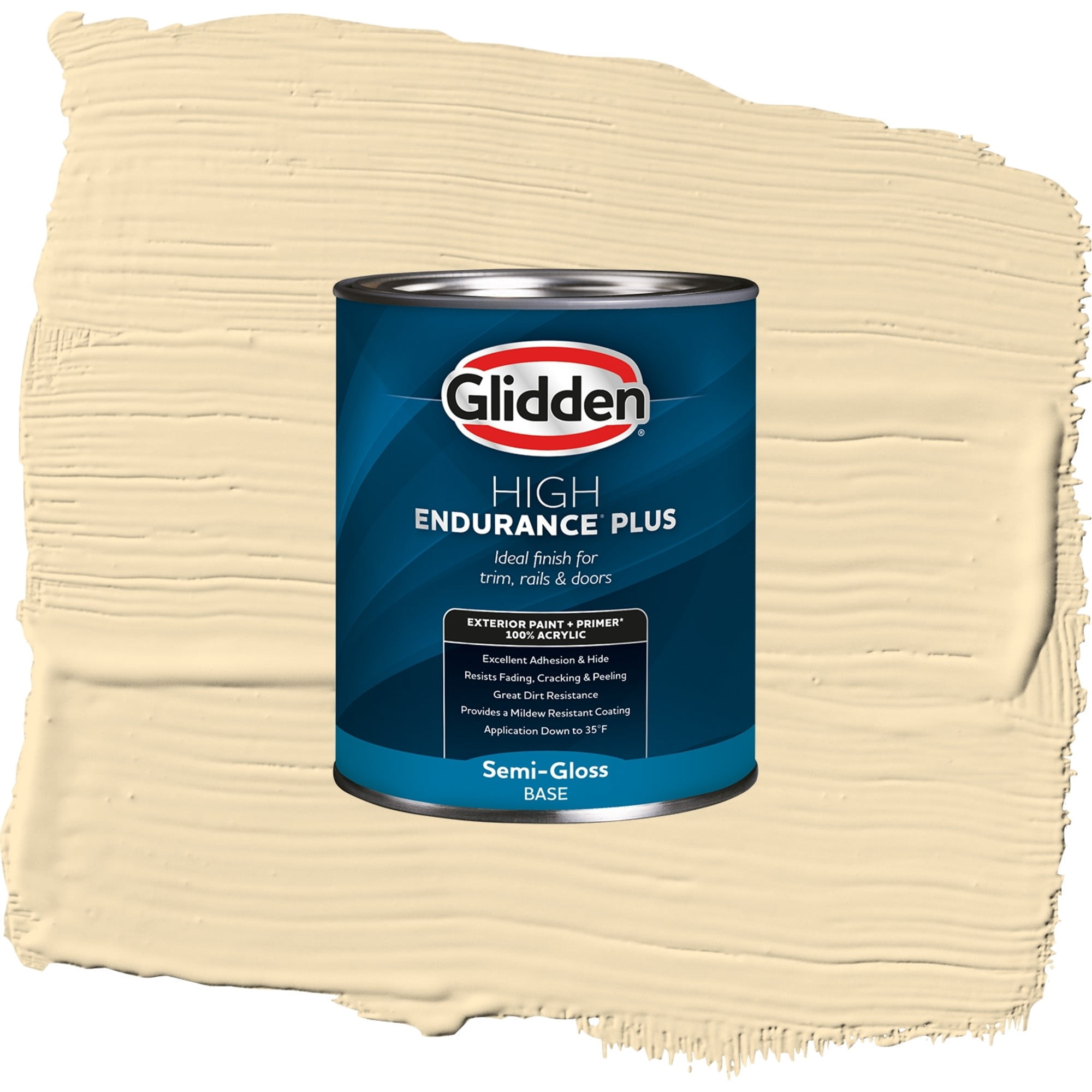 Glidden High Endurance Plus Limitless Semi Gloss Exterior Paint and Primer, 1 Quart