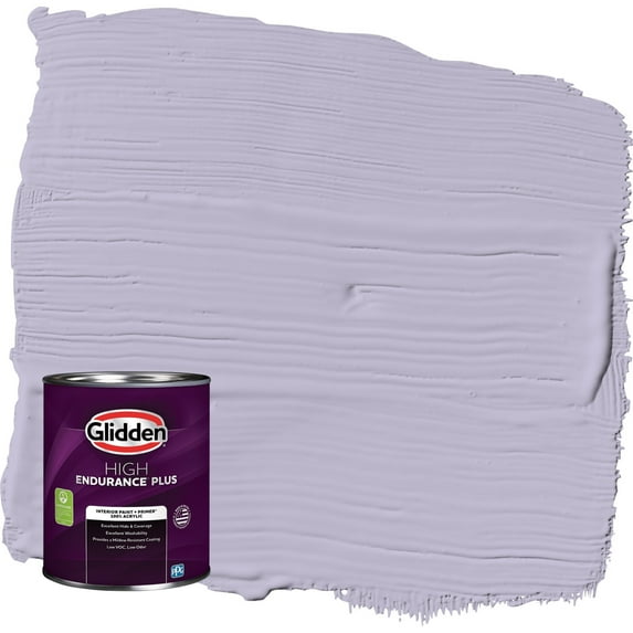 Glidden HEP Wild Lilac / Purple Semi-Gloss Interior Paint with Primer, 1 Quart