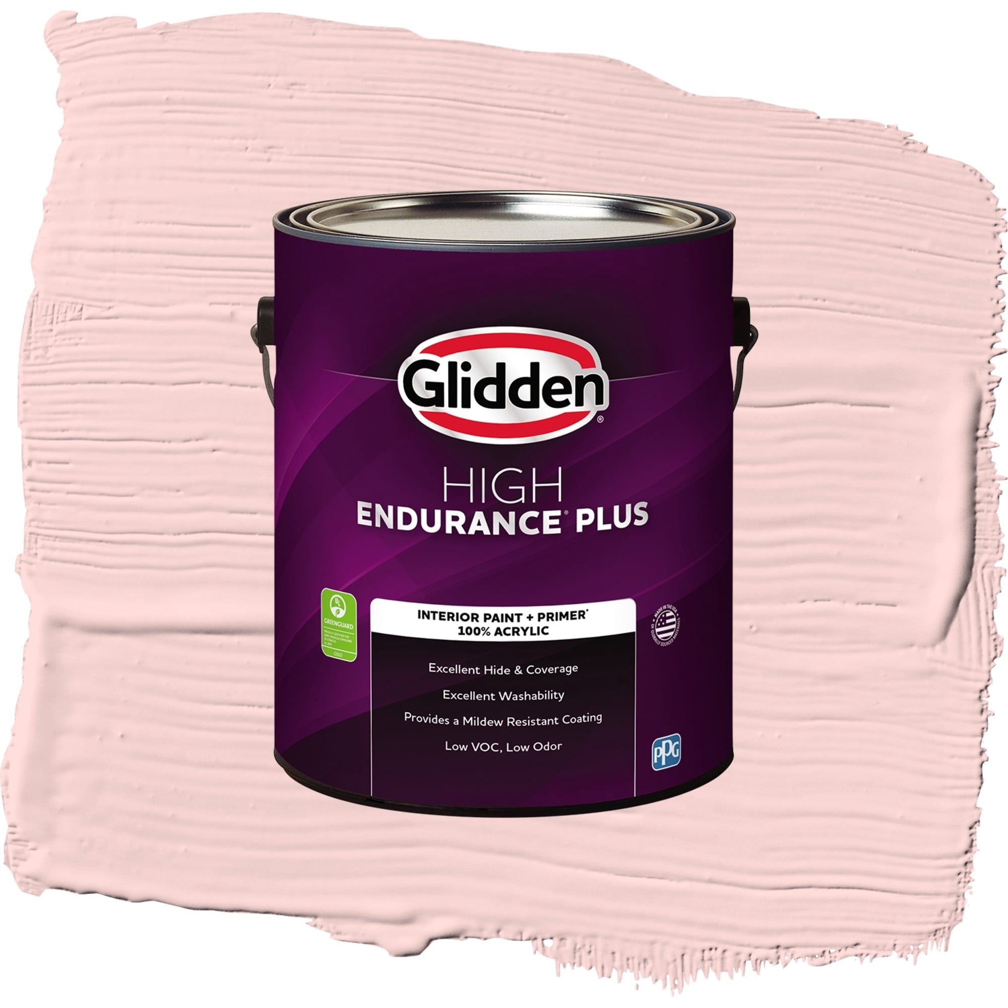 Glidden High Endurance Plus Adorbs Flat Interior Paint and Primer, 1 Gallon