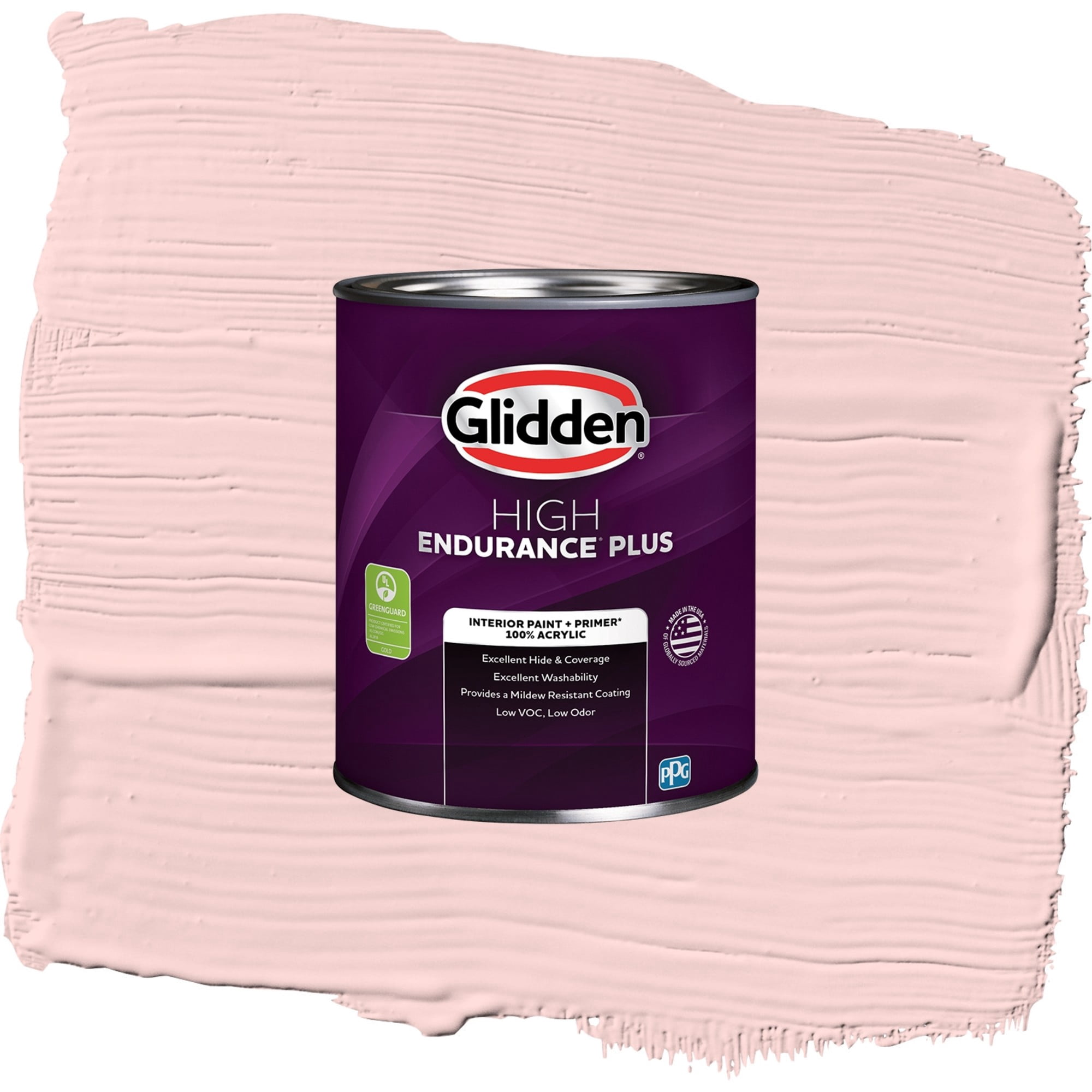 Glidden High Endurance Plus Adorbs Flat Interior Paint and Primer, 1 Quart
