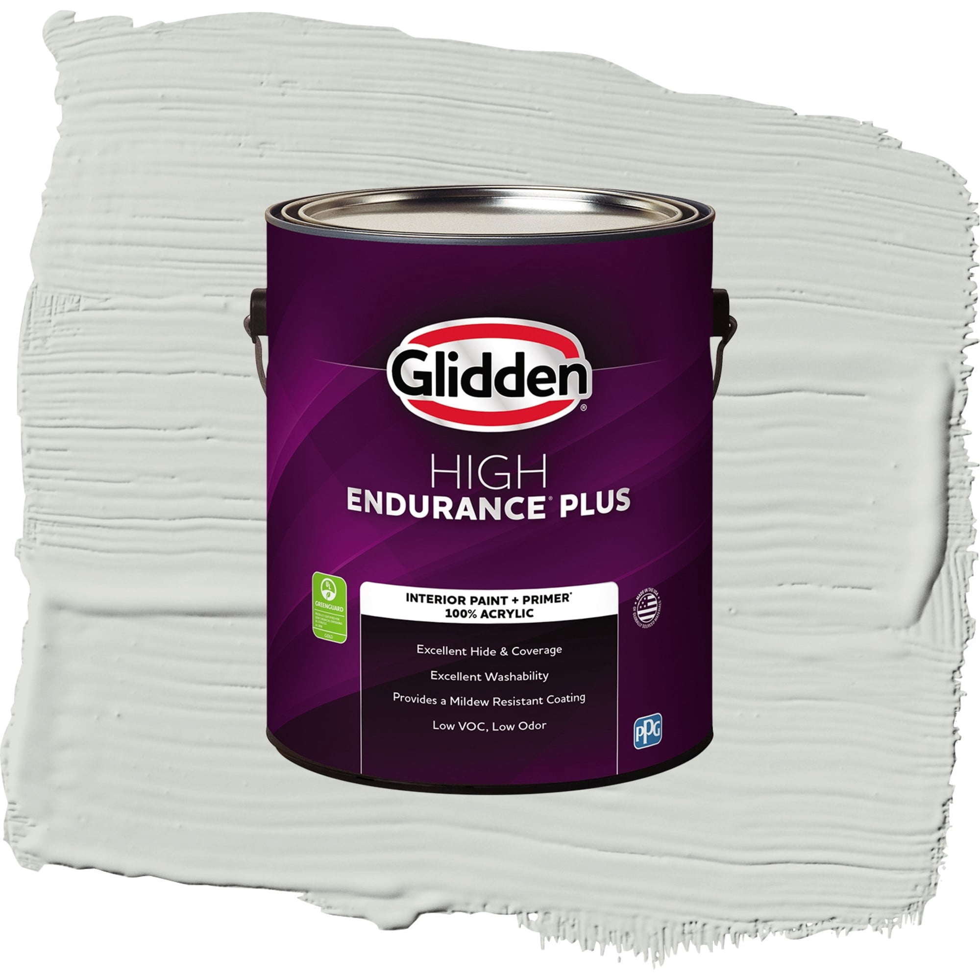 Glidden High Endurance Plus Afraid Of The Dark Flat Interior Paint and Primer, 1 Gallon