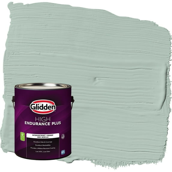 Glidden HEP Aquamarine Dream / Blue Eggshell Interior Paint with Primer, 1 Gallon