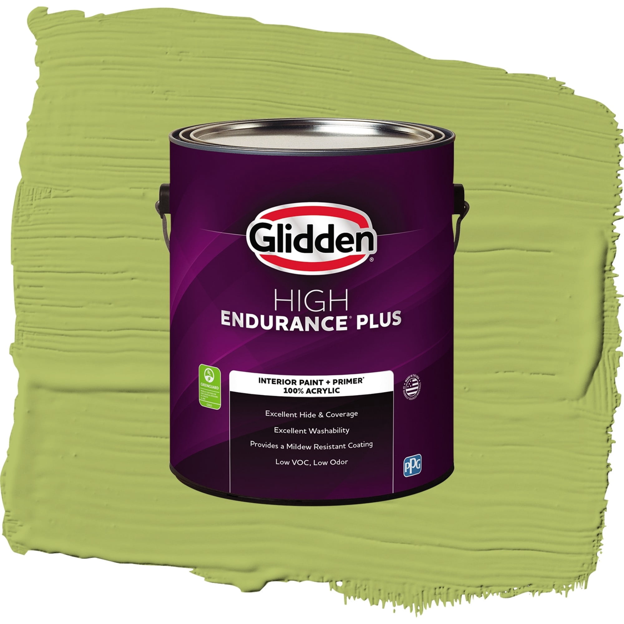 Glidden High Endurance Plus Beach Bag Flat Interior Paint and Primer, 1 Gallon