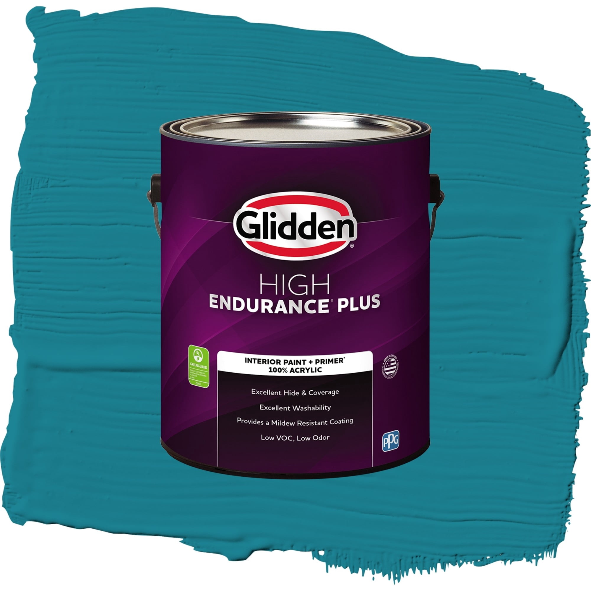 Glidden High Endurance Plus Bermuda Semi Gloss Interior Paint and Primer, 1 Gallon