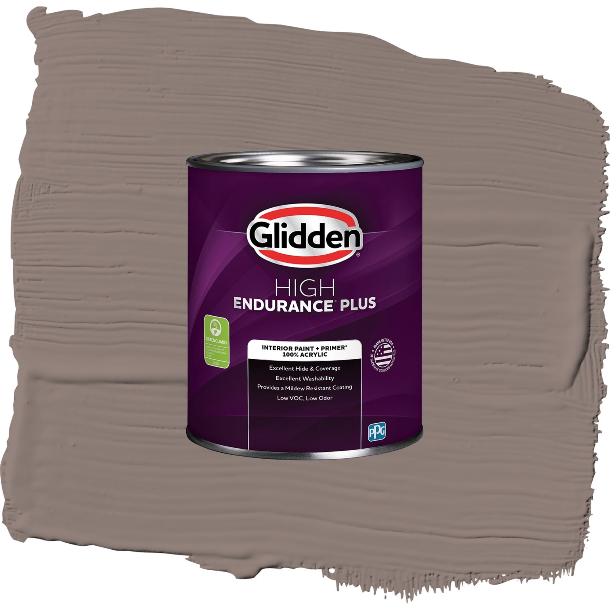 Glidden HEP Cinnamon Toast / Brown, Eggshell Interior Paint with Primer, 1 Quart