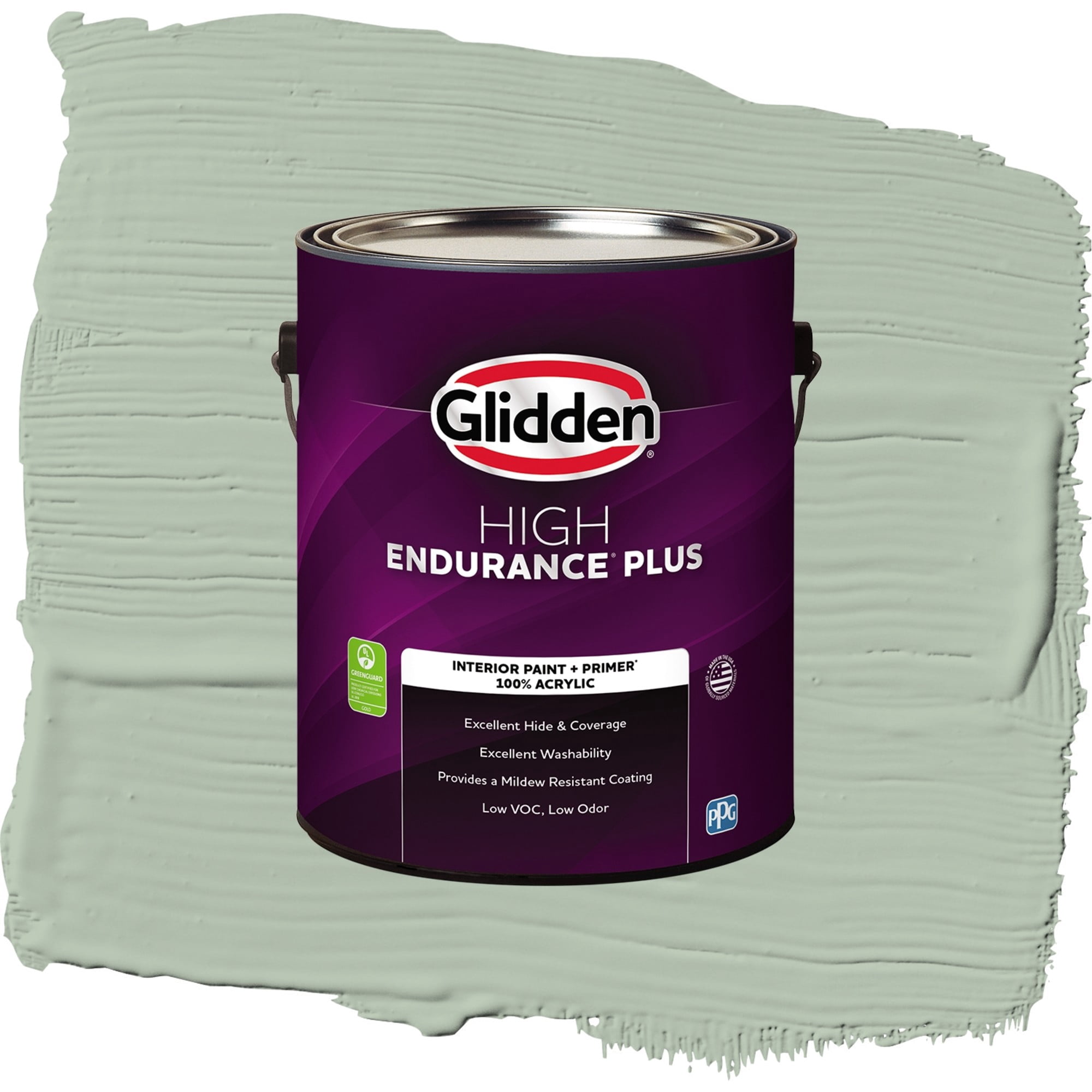 Glidden High Endurance Plus Coastal Crush Flat Interior Paint and Primer, 1 Gallon