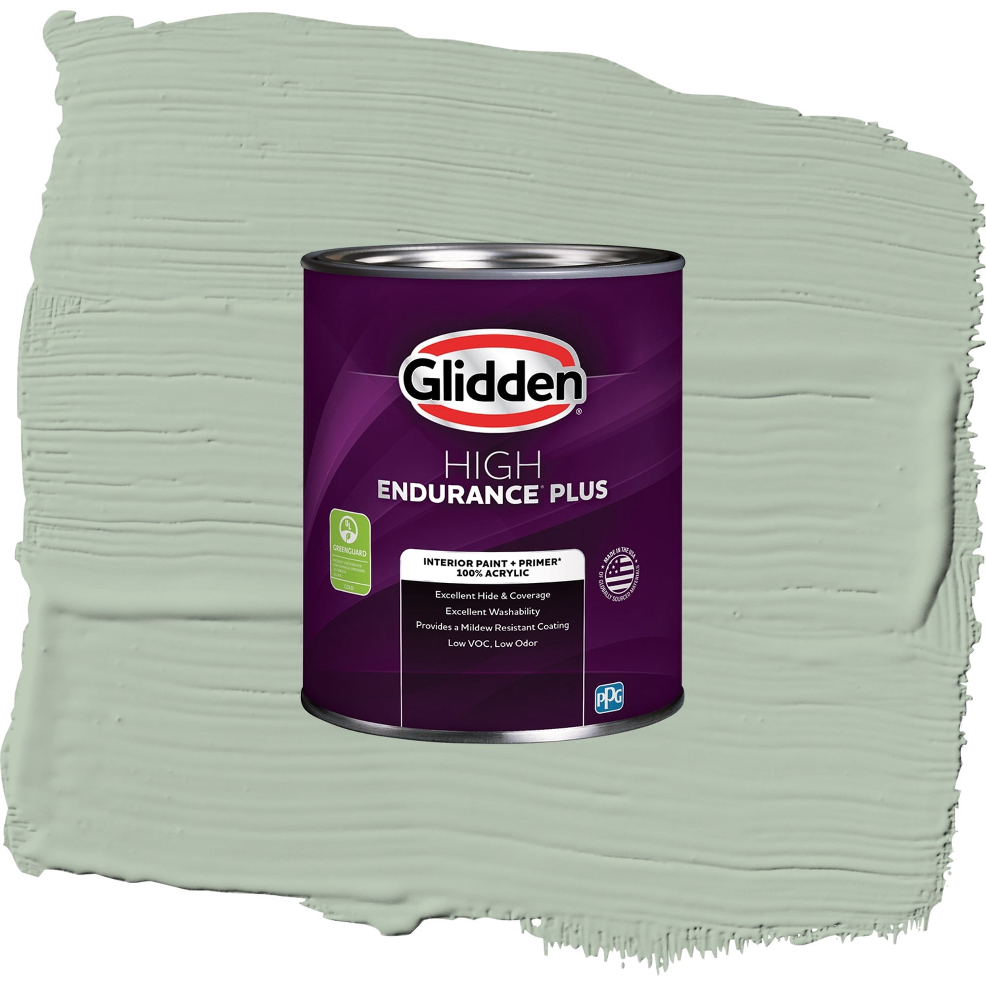 Glidden High Endurance Plus Coastal Crush Flat Interior Paint and Primer, 1 Quart