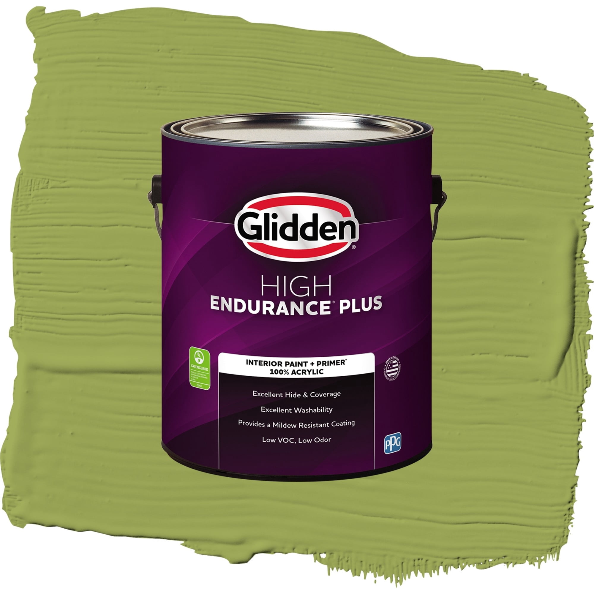 Glidden High Endurance Plus Do Not Disturb Flat Interior Paint and Primer, 1 Gallon