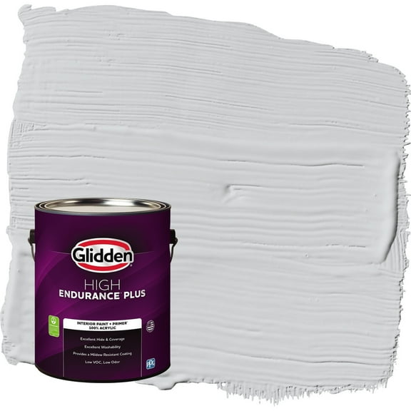 Glidden HEP Elemental / Gray, Eggshell Interior Paint with Primer, 1 Gallon