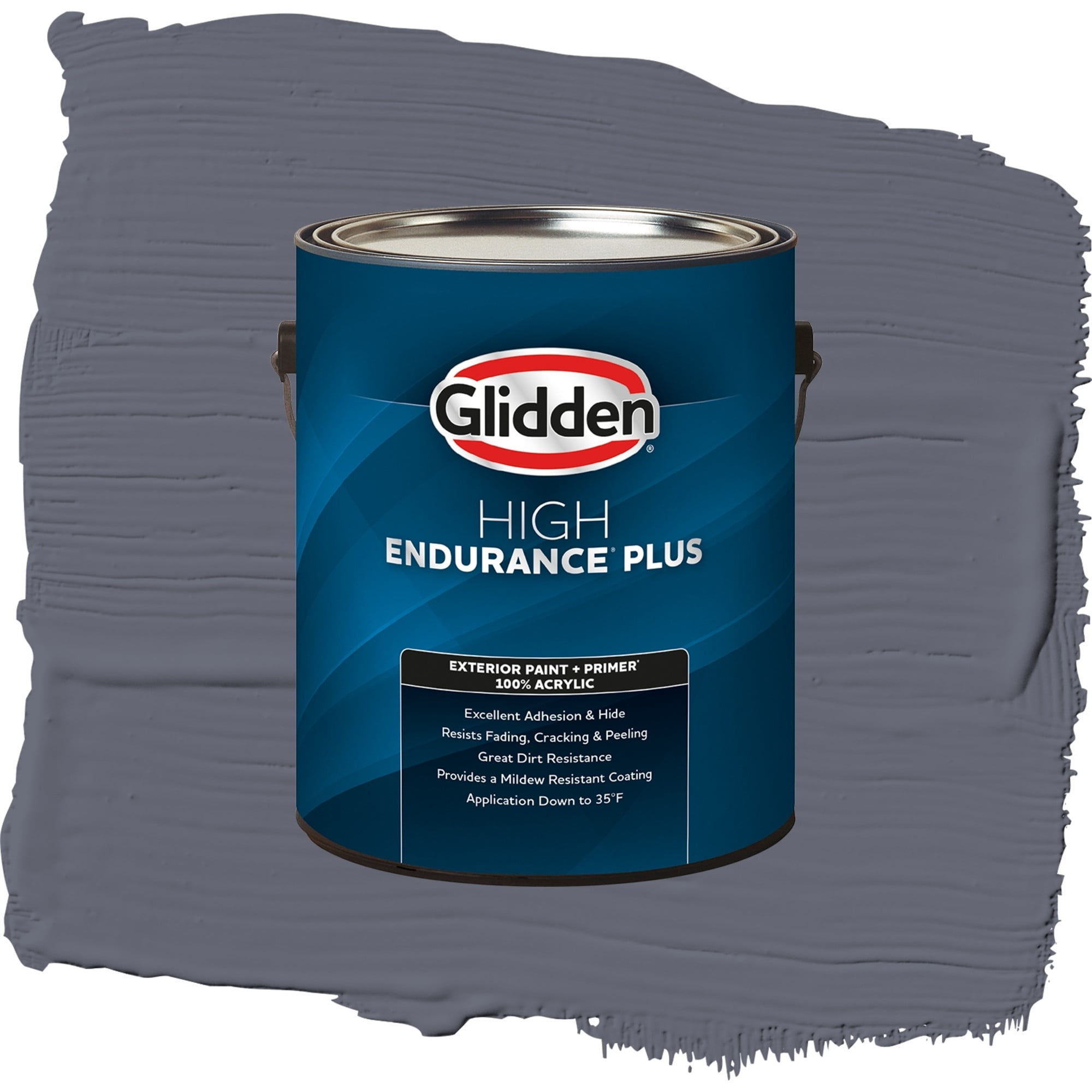 Glidden High Endurance Plus Alley Cat Semi Gloss Exterior Paint and Primer, 1 Gallon