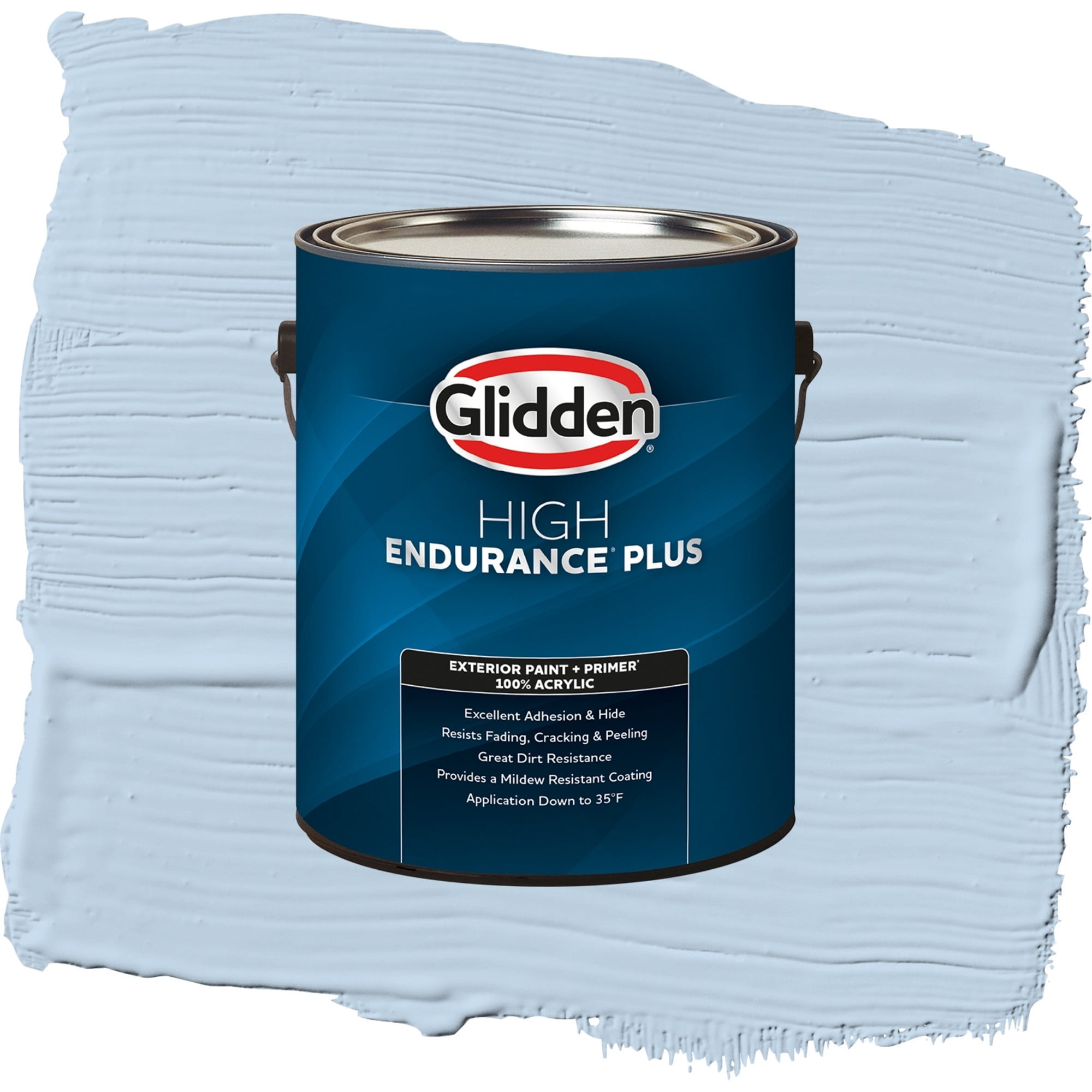 Glidden High Endurance Plus C'est La Vie Satin Exterior Paint and Primer, 1 Gallon