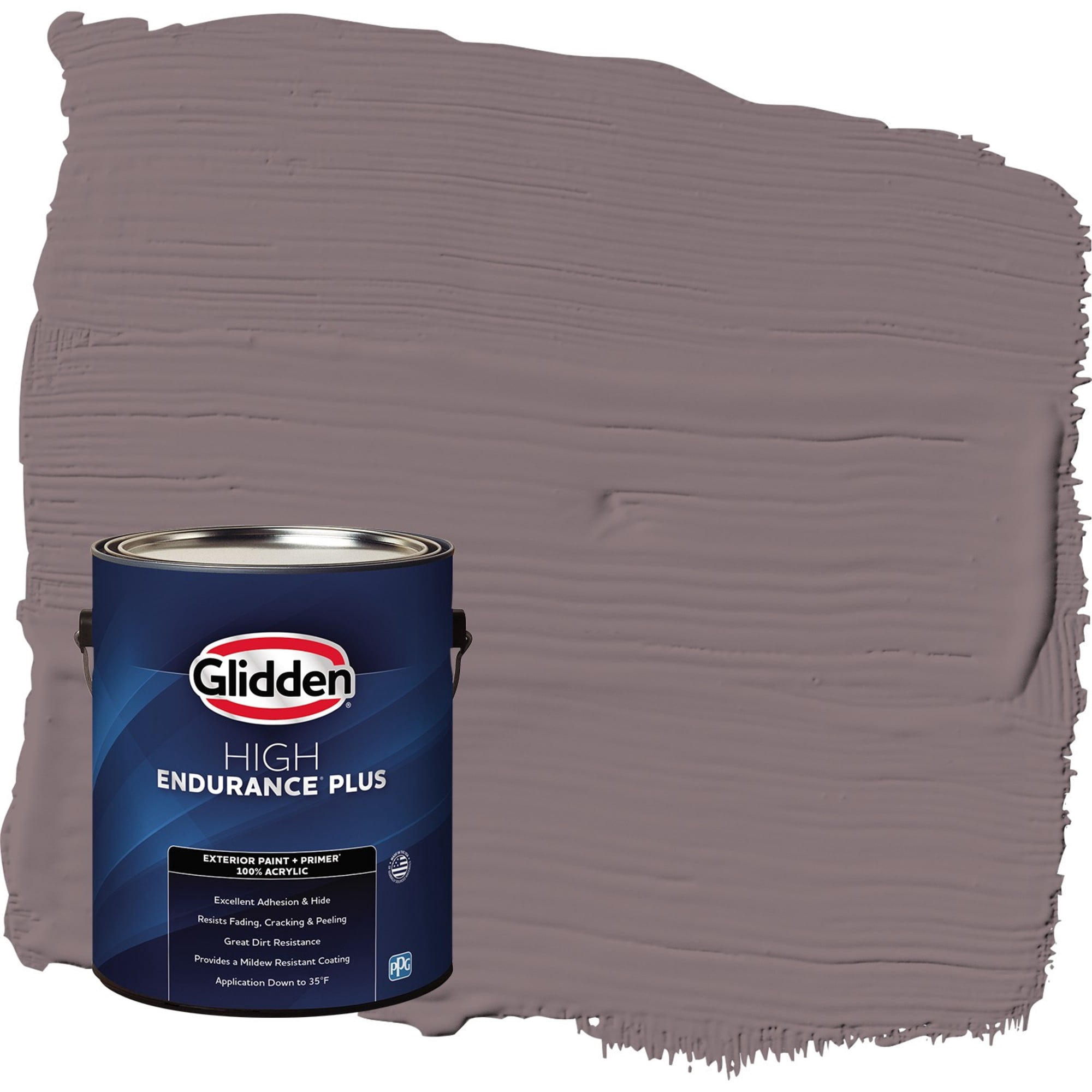 Glidden HEP Choo Choo / Purple Satin Exterior Paint with Primer, 1 Gallon