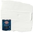thumbnail image 1 of Glidden HEP Delicate White Semi-Gloss Exterior Paint with Primer, 1 Quart, 1 of 11