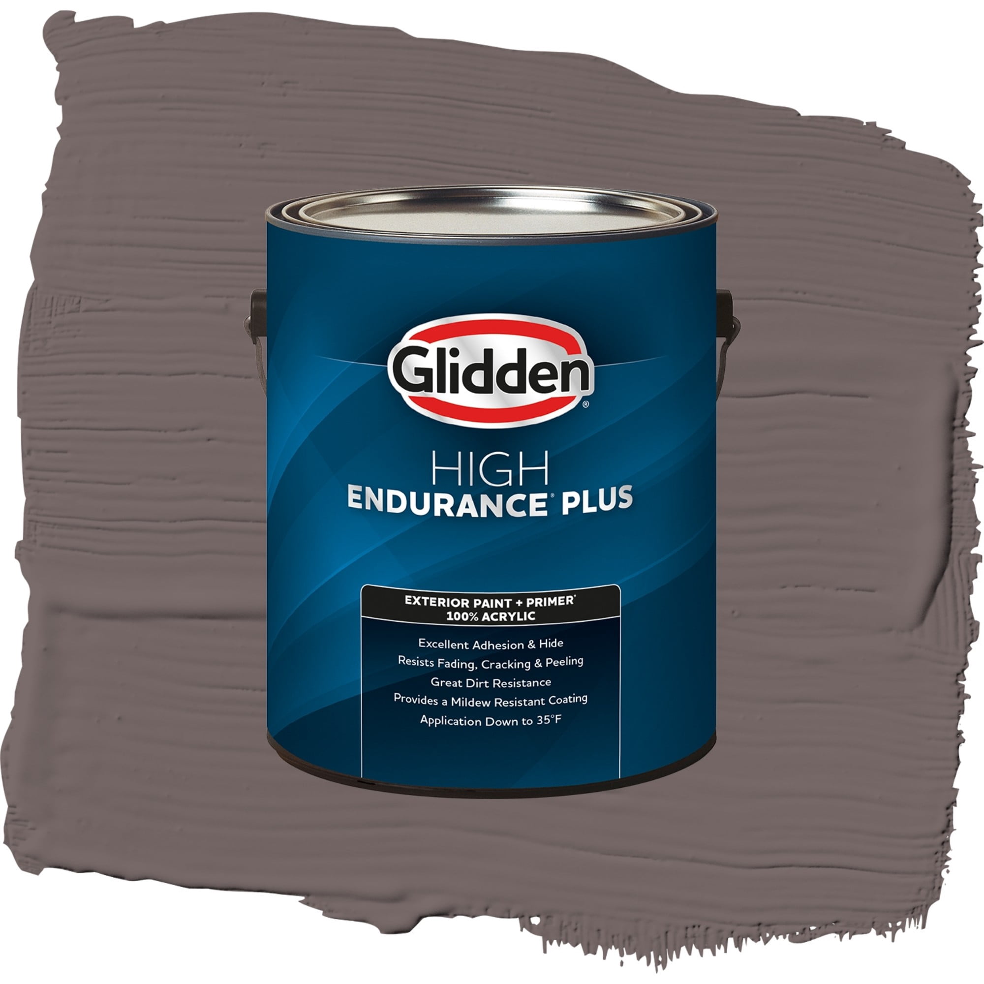 Glidden High Endurance Plus Eagle Eye Satin Exterior Paint and Primer, 1 Gallon