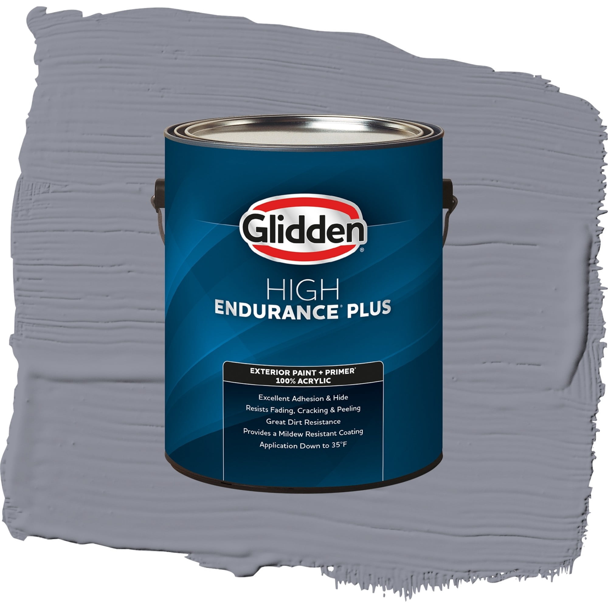 Glidden High Endurance Plus Flannel Pajamas Satin Exterior Paint and Primer, 1 Gallon