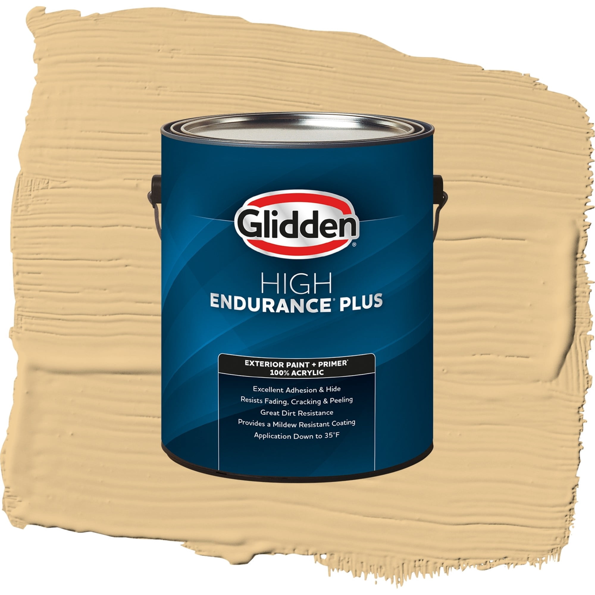 Glidden High Endurance Plus Halo Satin Exterior Paint and Primer, 1 Gallon