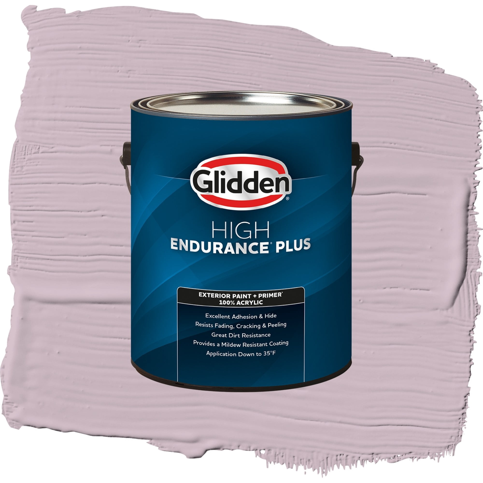 Glidden High Endurance Plus High Society Flat Exterior Paint and Primer, 1 Gallon