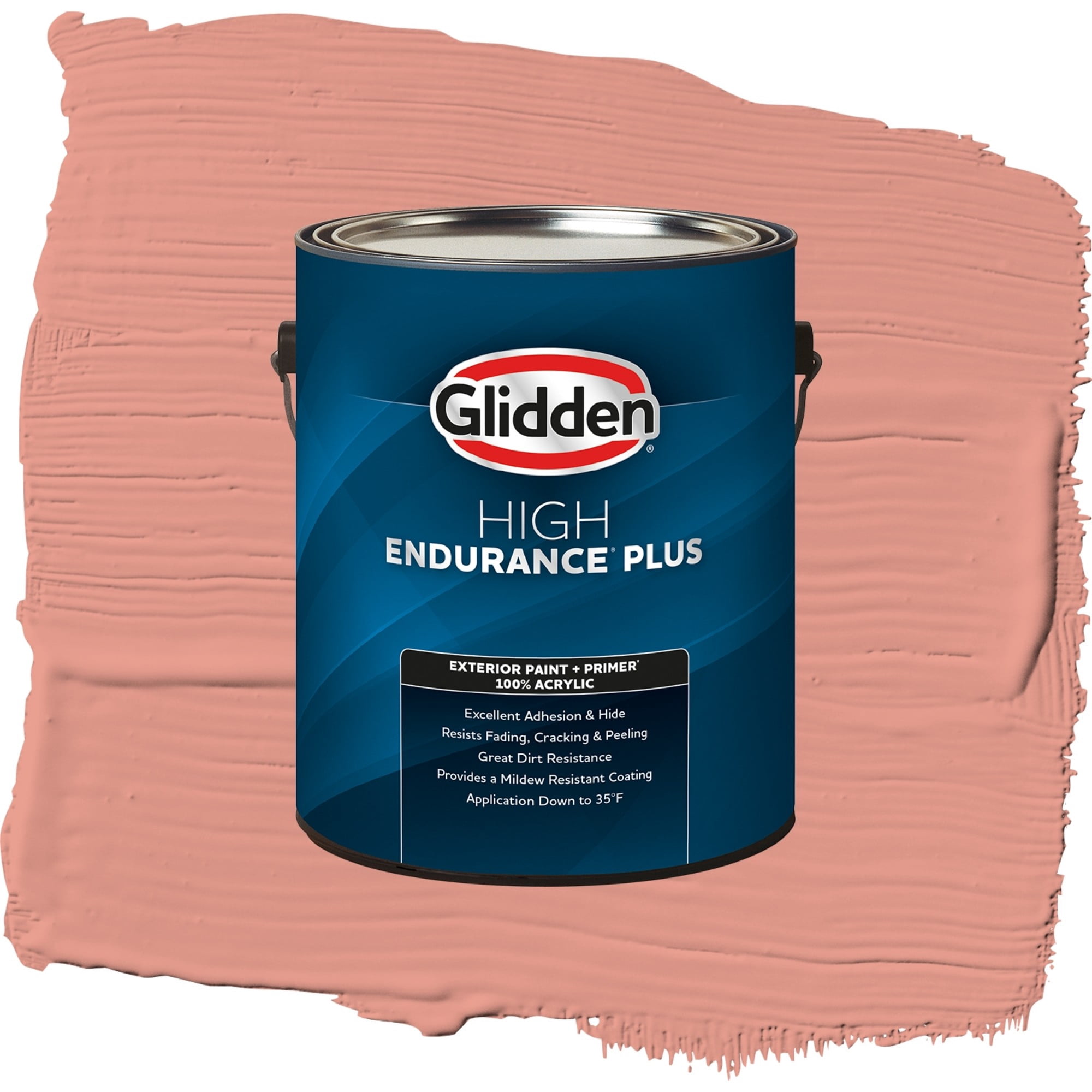 Glidden High Endurance Plus Holland Tile Flat Exterior Paint and Primer, 1 Gallon