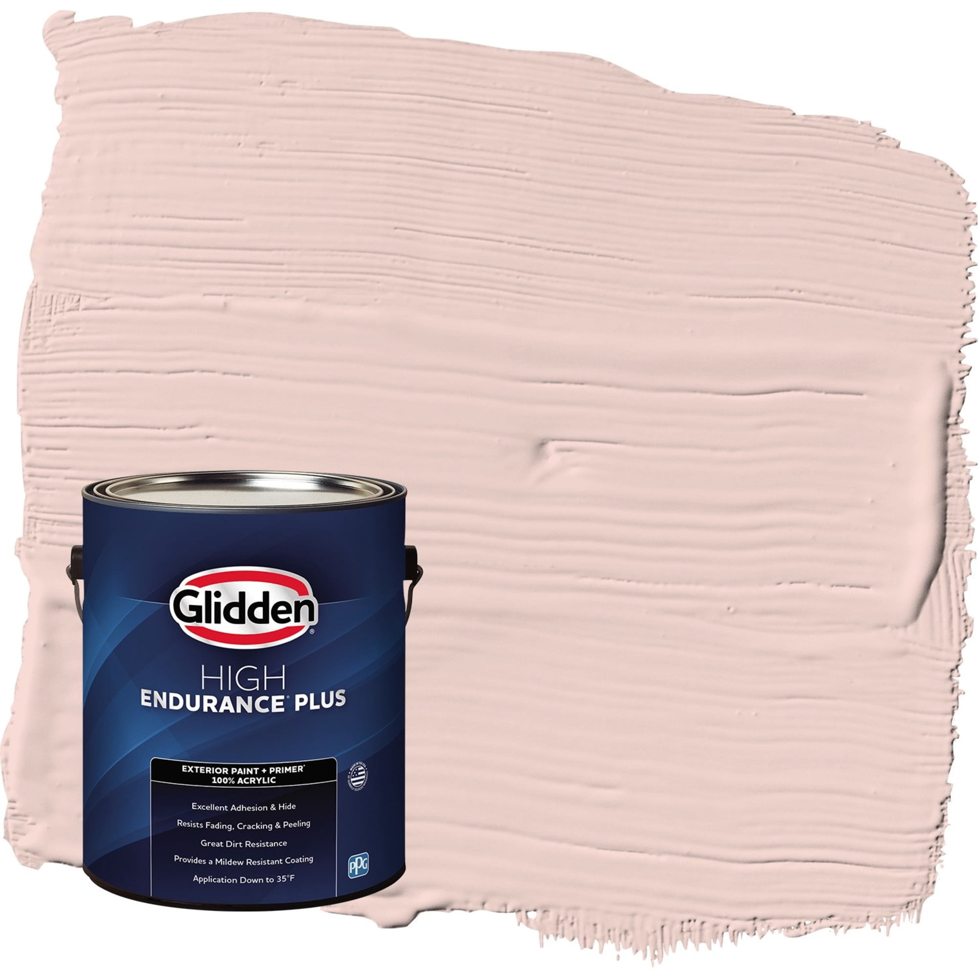 Glidden HEP Honeysweet / Orange Satin Exterior Paint with Primer, 1 Gallon