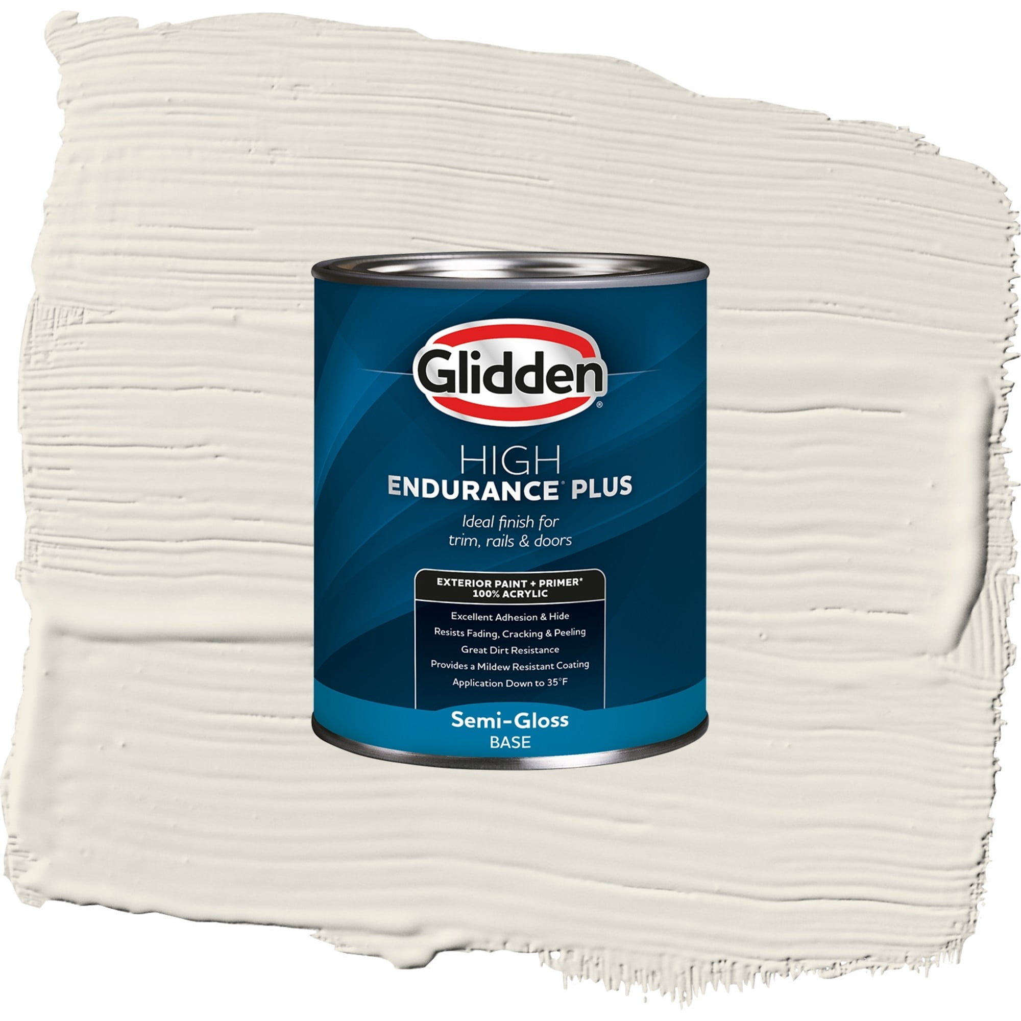 Glidden High Endurance Plus Hourglass Semi Gloss Exterior Paint and Primer, 1 Quart