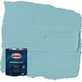 thumbnail image 1 of Glidden HEP Kingston Aqua / Blue Satin Exterior Paint with Primer, 1 Quart, 1 of 10